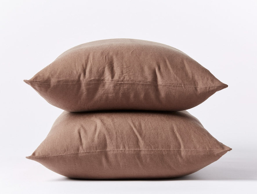 Organic Relaxed Linen Sheets | Redwood