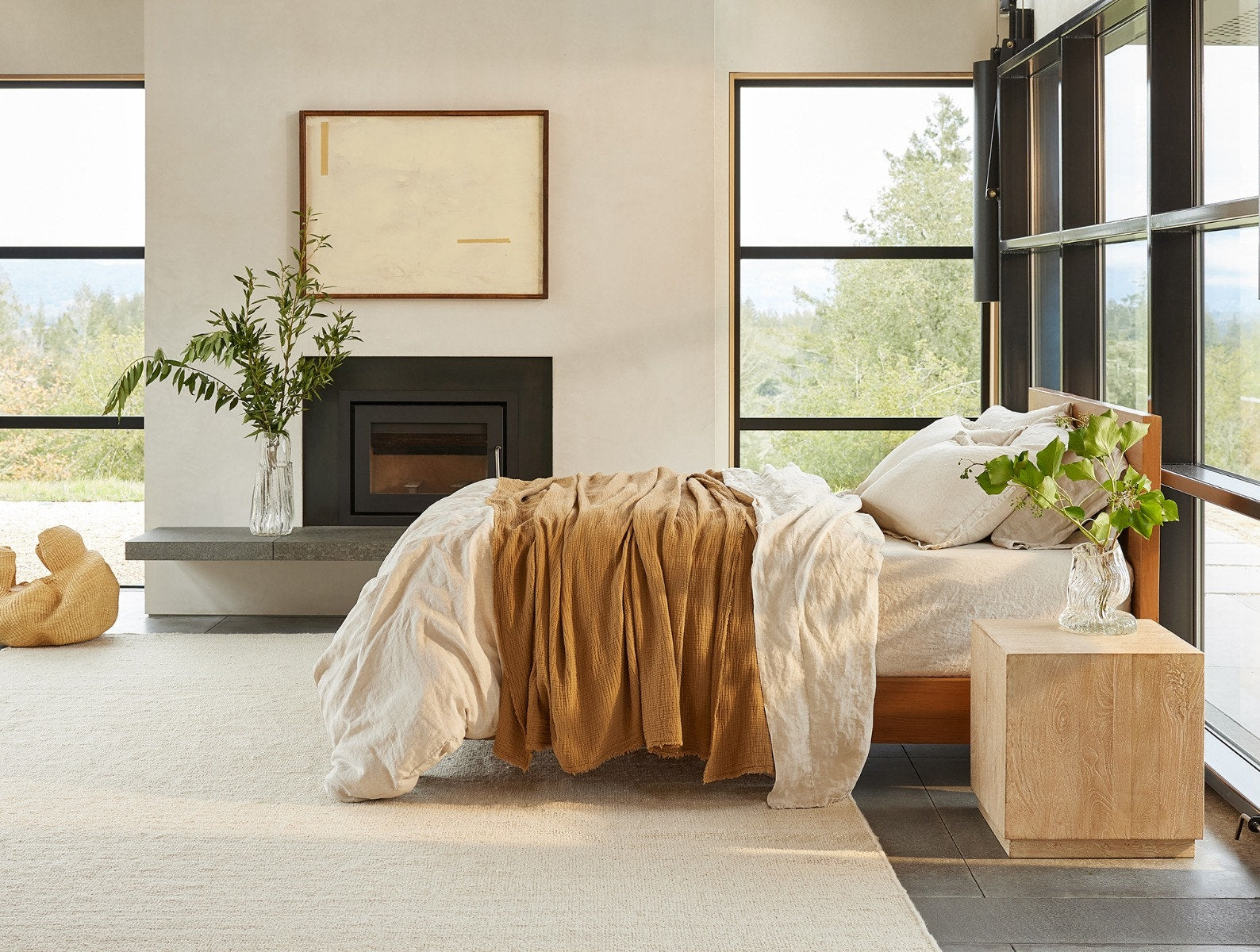 Topanga Organic Matelasse Blanket 