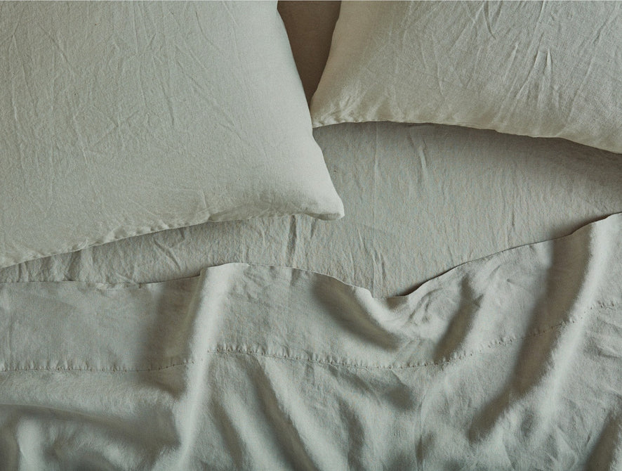Organic Relaxed Linen Sheets | Laurel
