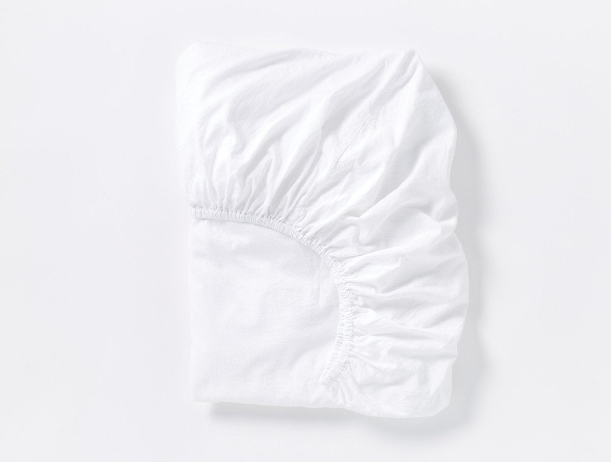 Cloud Soft Organic Sateen Fitted Sheet - Renewed