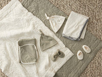 Remi Organic Jersey Baby Blanket + Beanie Set 