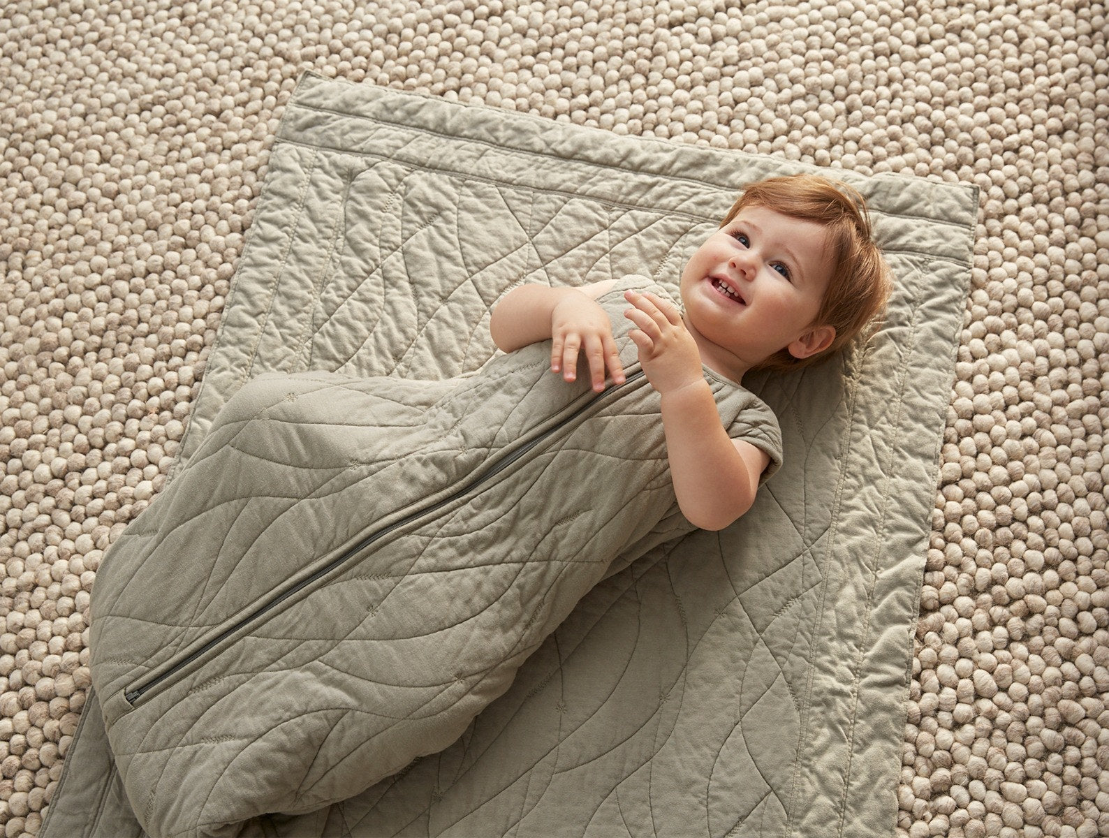 Remi Organic Jersey Quilted Snuggle Sack 