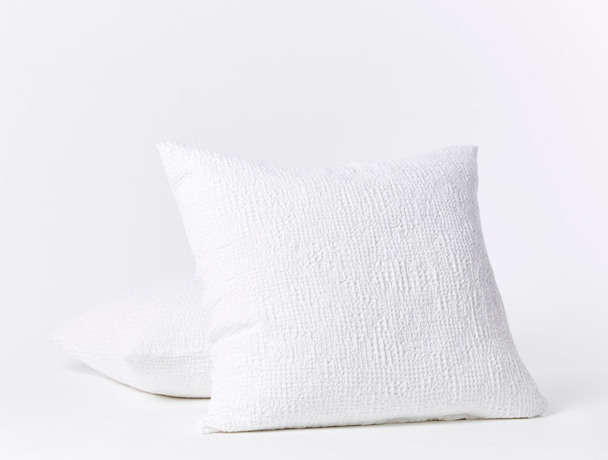 Reyes Organic Waffle Blanket | Alpine White