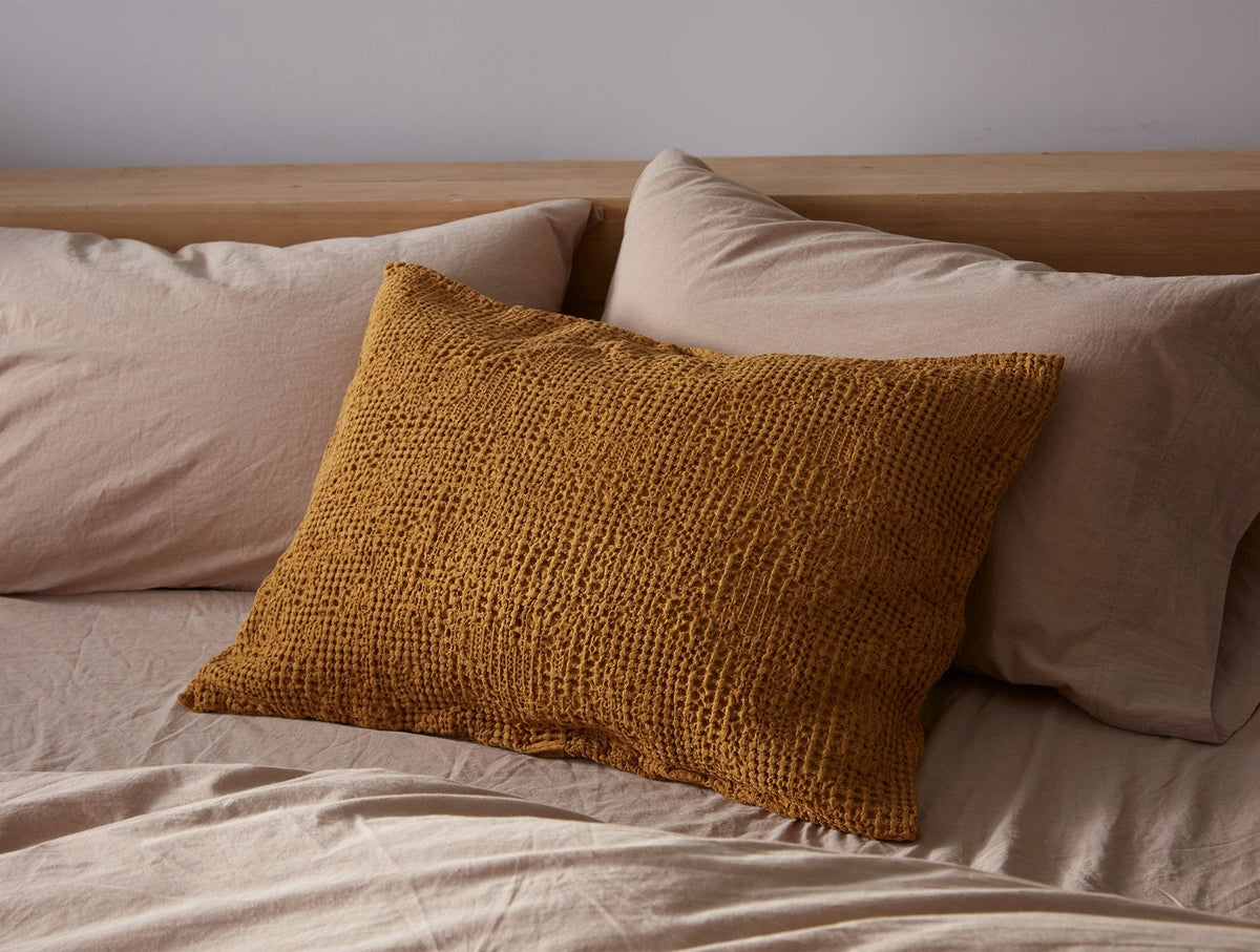 Reyes Organic Waffle Sham - Renewed