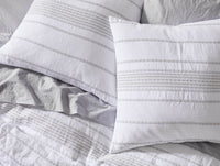Rippled Stripe Organic Sham - Renewed