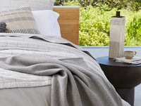 Sequoia Washable Organic Cotton and Wool Blanket - Renewed