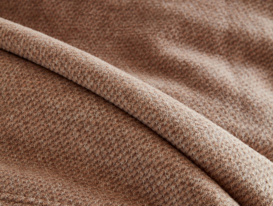 Sequoia Washable Organic Cotton & Wool Blanket | Sandalwood