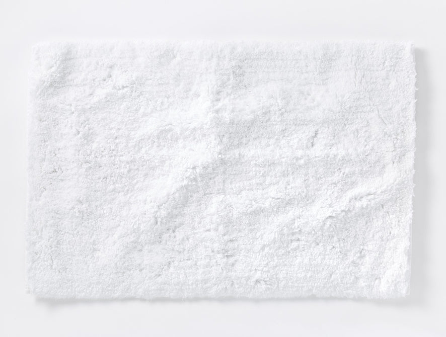 Shag Organic Bath Rug | Alpine White