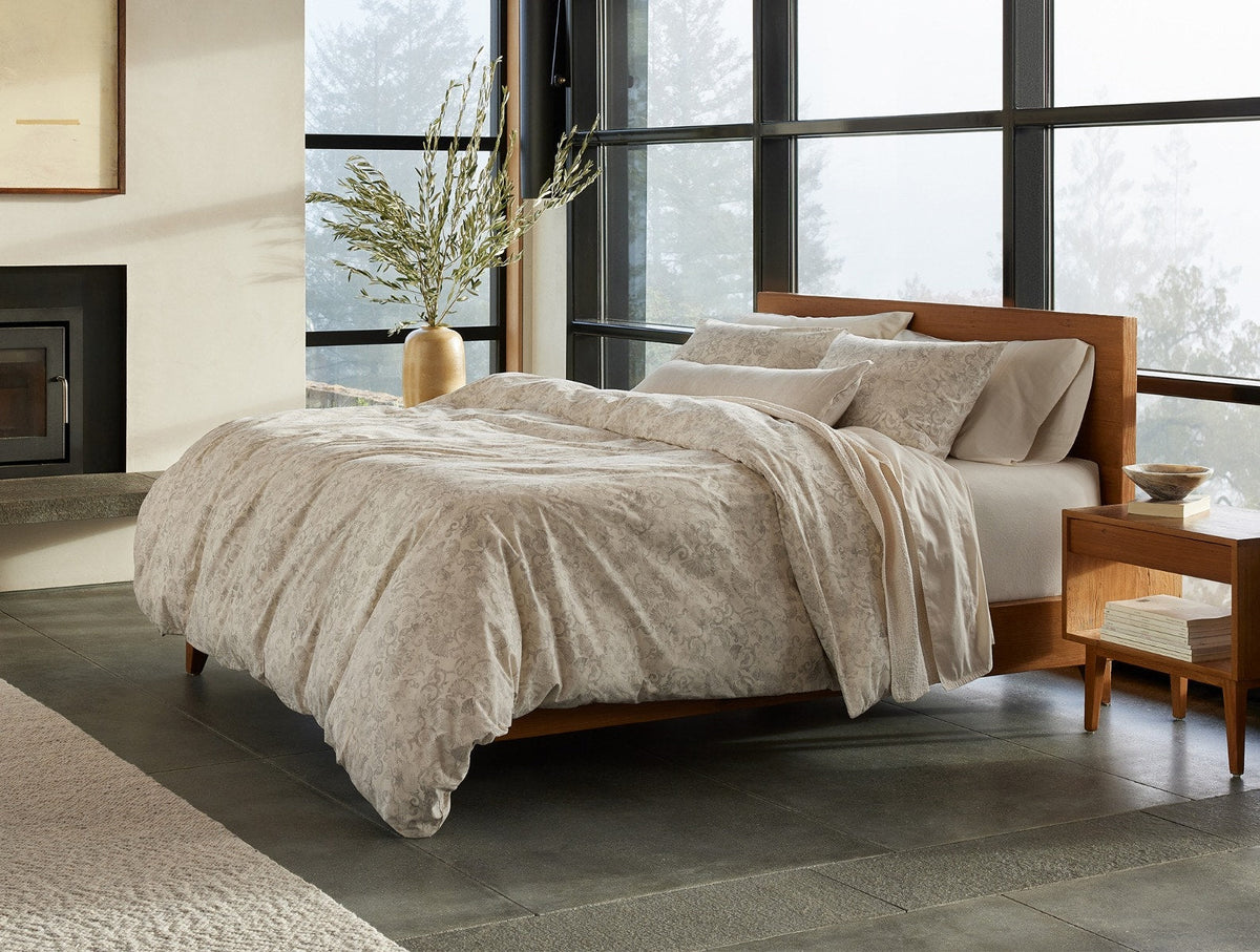 Solana Organic Print Duvet Cover - Renewed