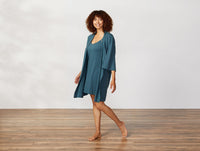 Women's Solstice Organic Short Robe - Renewed