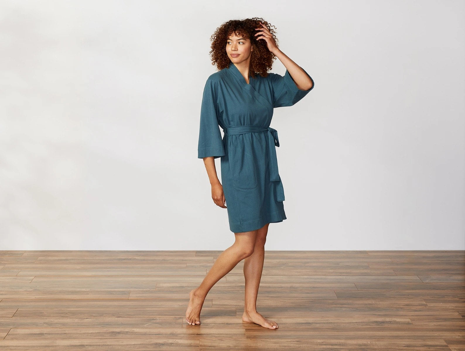 Women's Solstice Organic Short Robe 