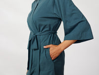 Women's Solstice Organic Short Robe - Renewed