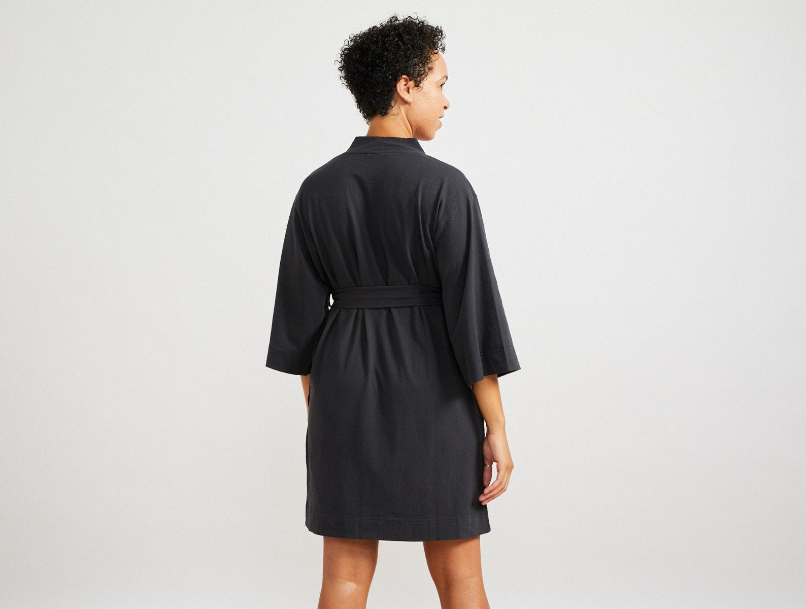 Women's Solstice Organic Short Robe - Renewed
