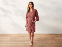 Women's Solstice Organic Short Robe - Renewed
