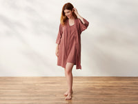 Women's Solstice Organic Short Robe - Renewed