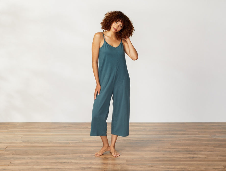 Women’s Solstice Organic Romper | Aegean