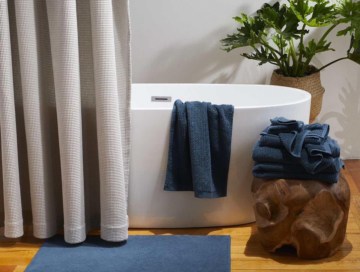 Organic Waffle Shower Curtain Coyuchi