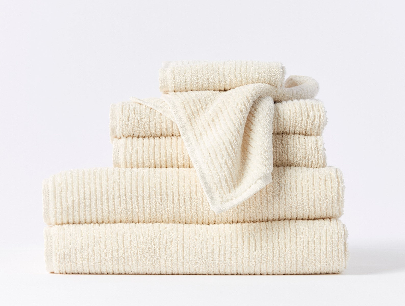 Quick-Dry White Organic Cotton Hand Towel + Reviews