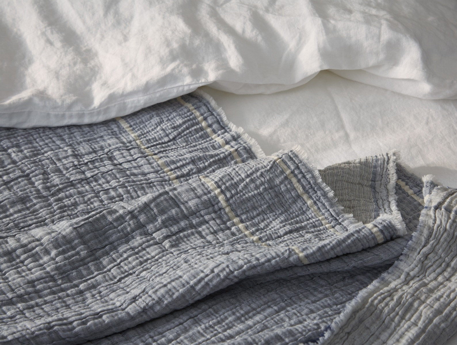Topanga Organic Matelasse Throw 