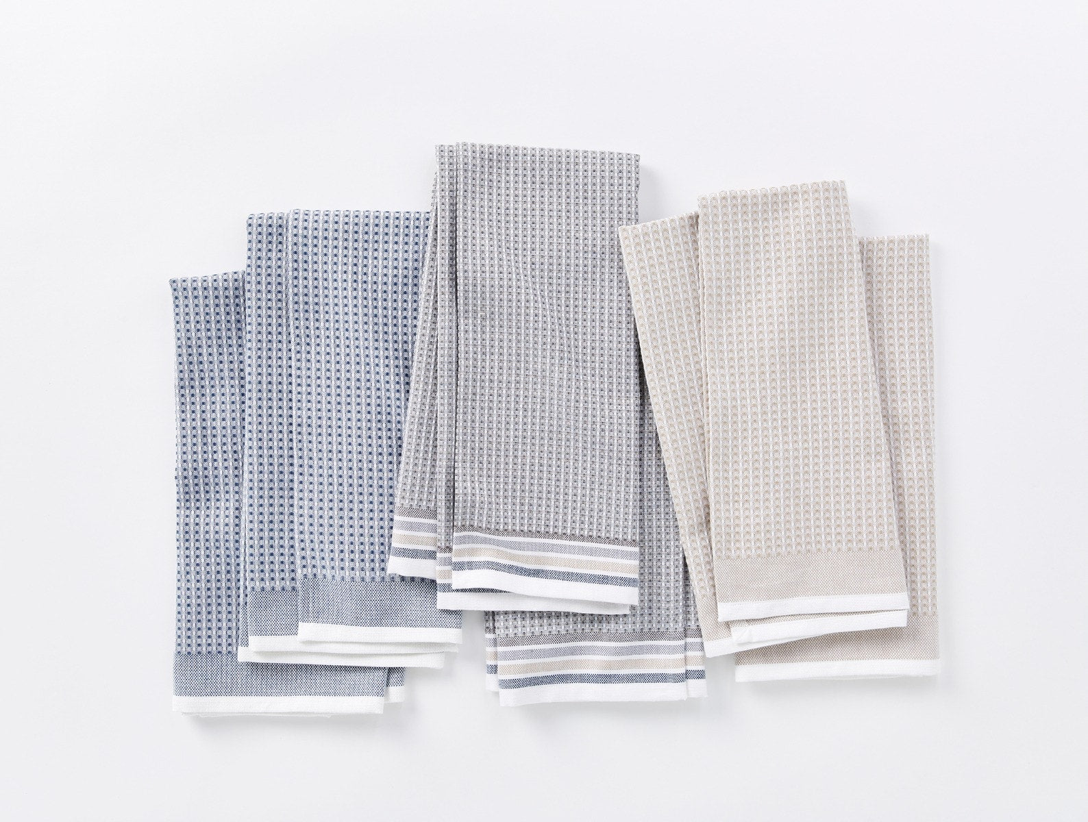 Organic Waffle Kitchen Towels, Set of 6 