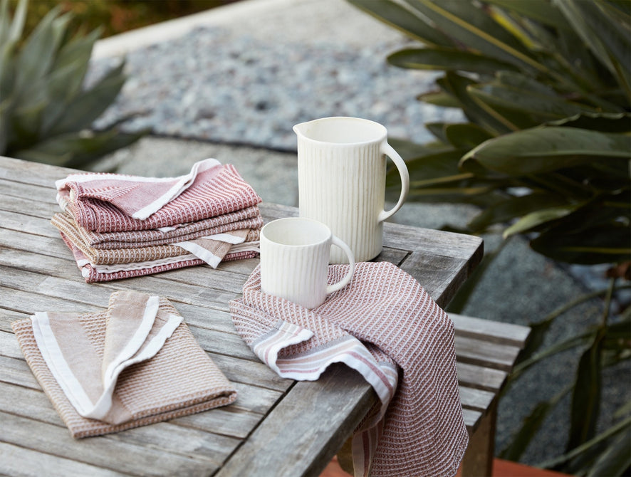 Organic Waffle Kitchen Towels, Set of 6 | Prairie
