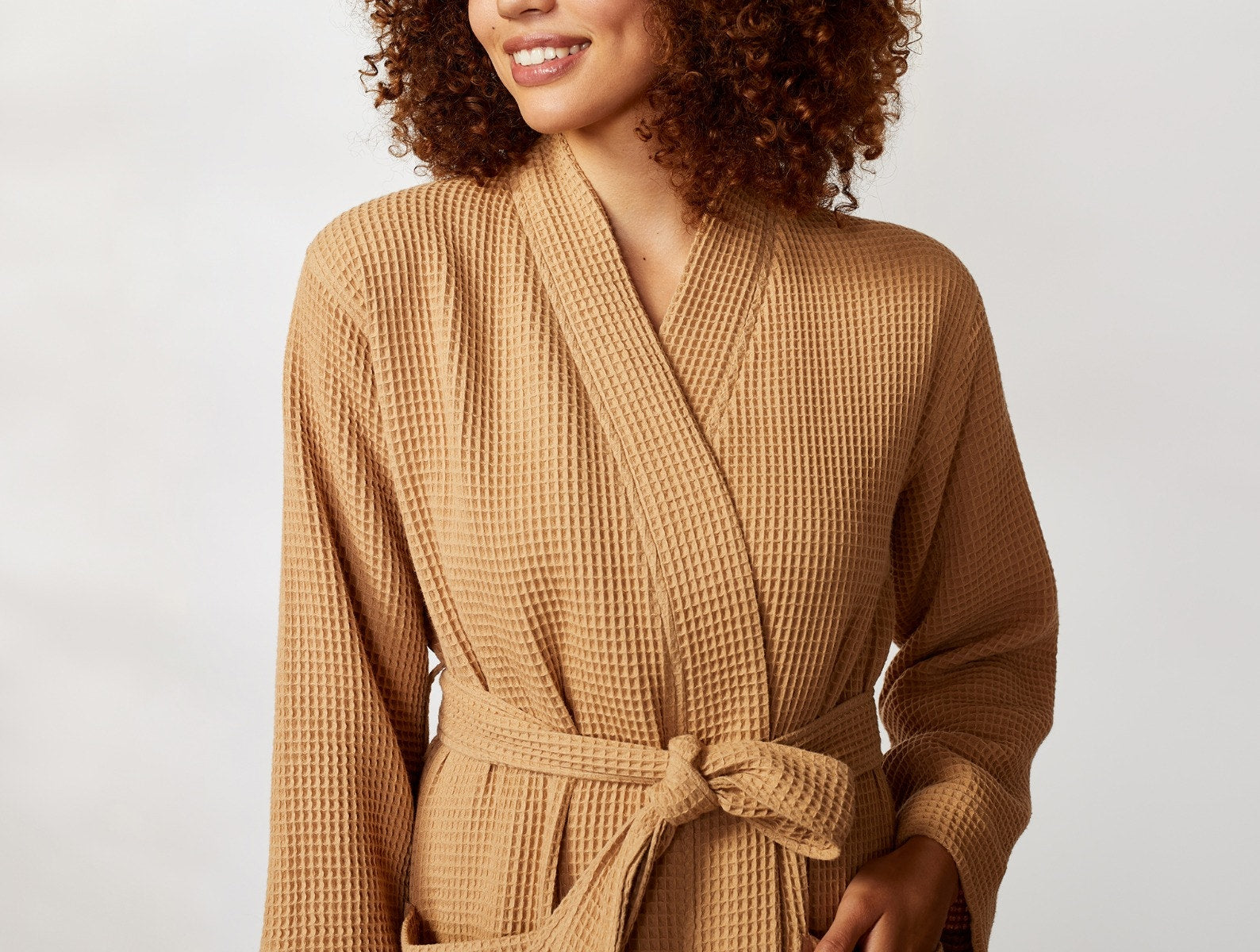 Unisex Organic Waffle Robe - Renewed
