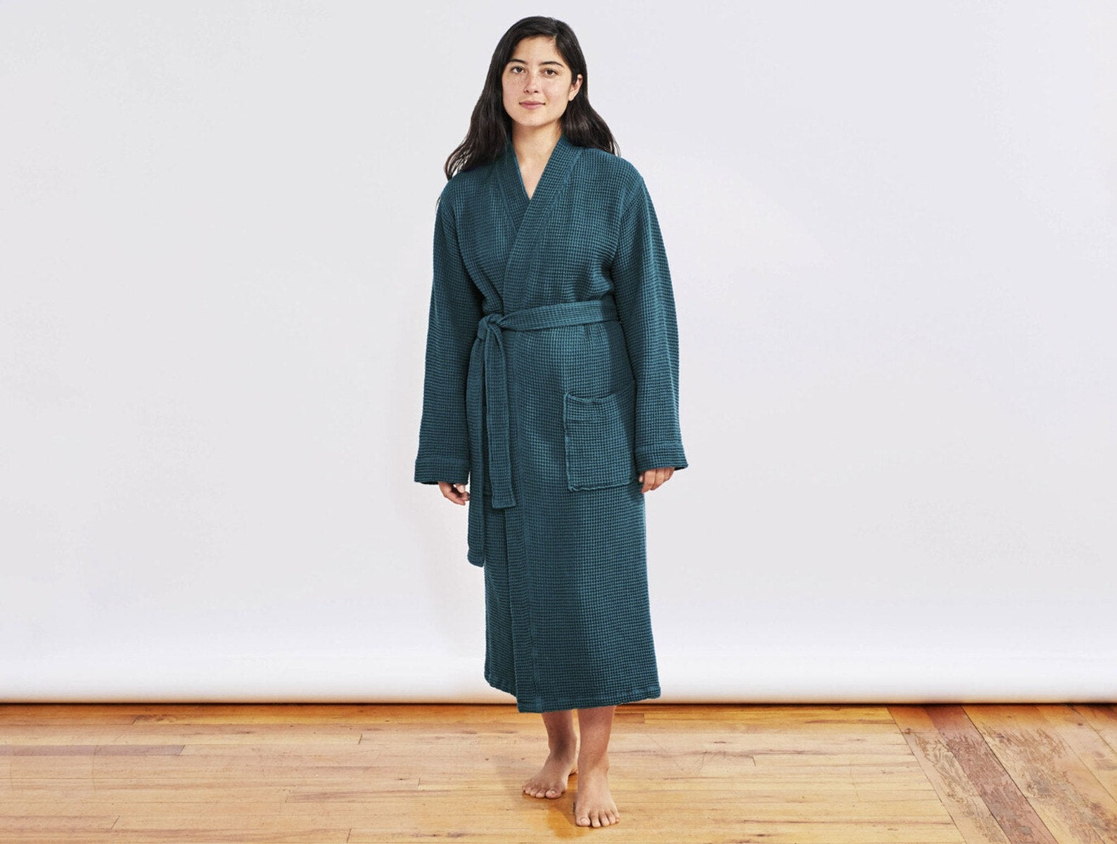 Unisex Organic Waffle Robe - Renewed