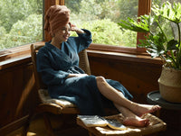 Unisex Organic Waffle Robe - Renewed