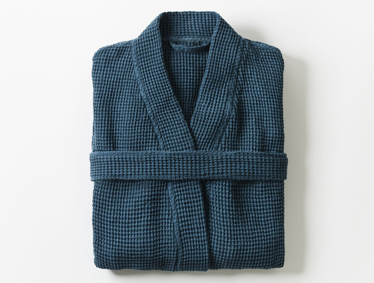 Unisex Organic Waffle Robe