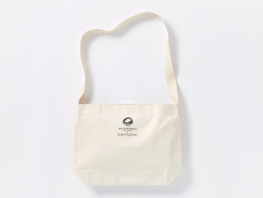 White Buffalo x Coyuchi Organic Crossbody Tote | Undyed