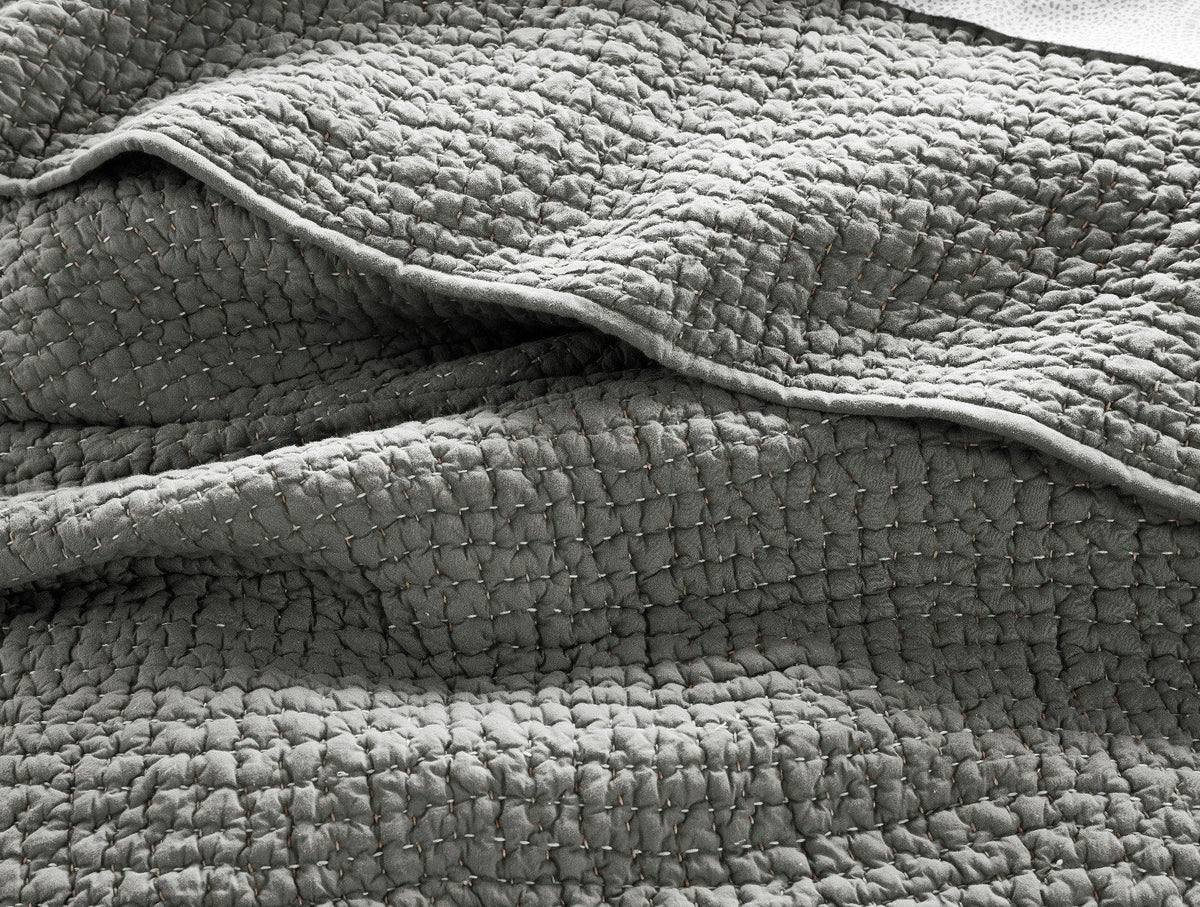 Pebbled Handstitched Organic Quilt - Renewed