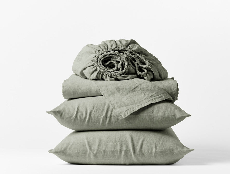 Organic Relaxed Linen Sheets | Laurel