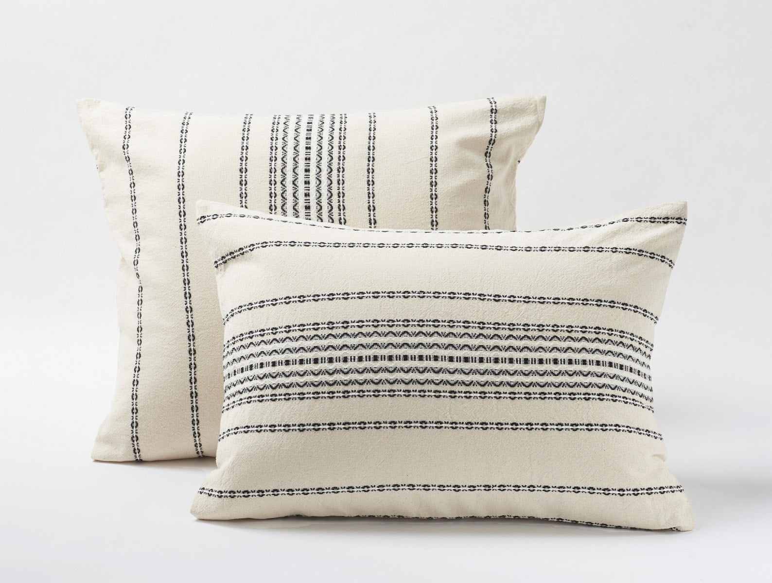 Rippled Stripe Organic Sham (Standard)