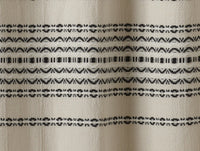 Rippled Stripe Organic Shower Curtain 
