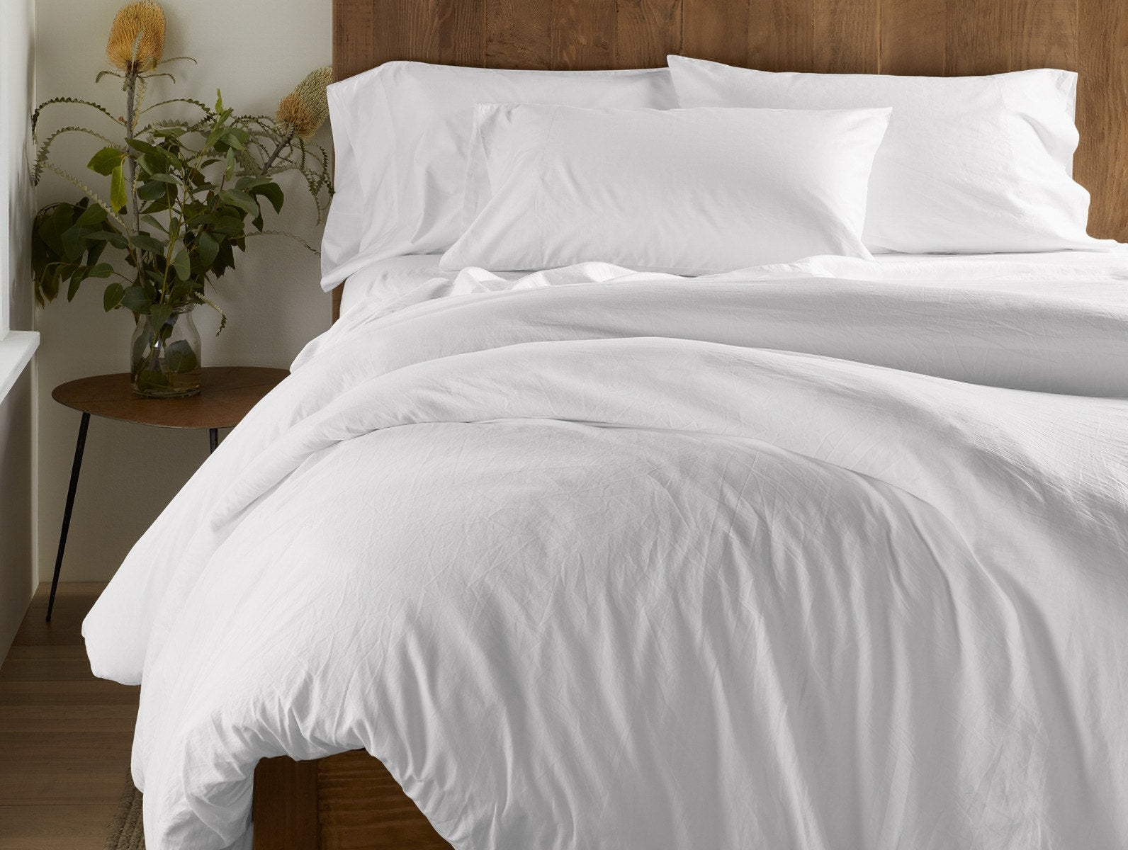 300 Thread Count Organic Sateen Duvet Cover - Renewed