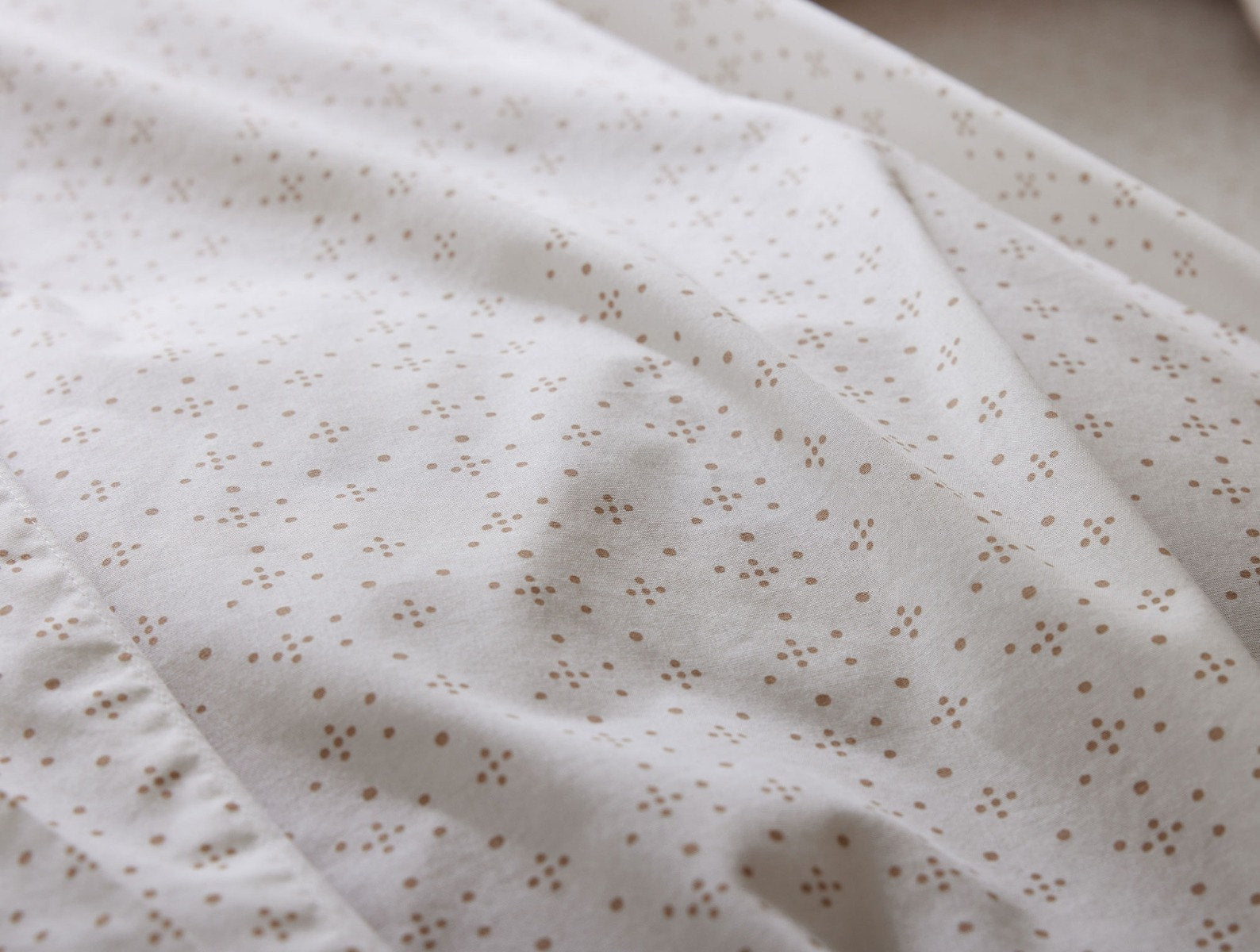 Organic Print Percale Sheets 