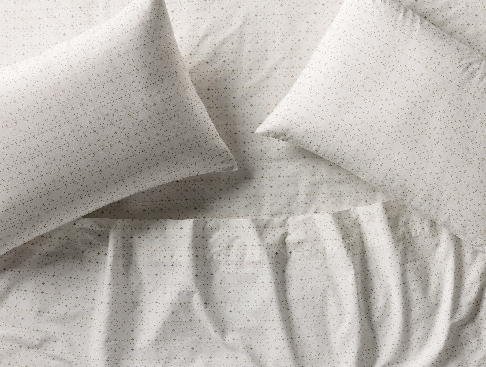 Organic Print Percale Sheets 