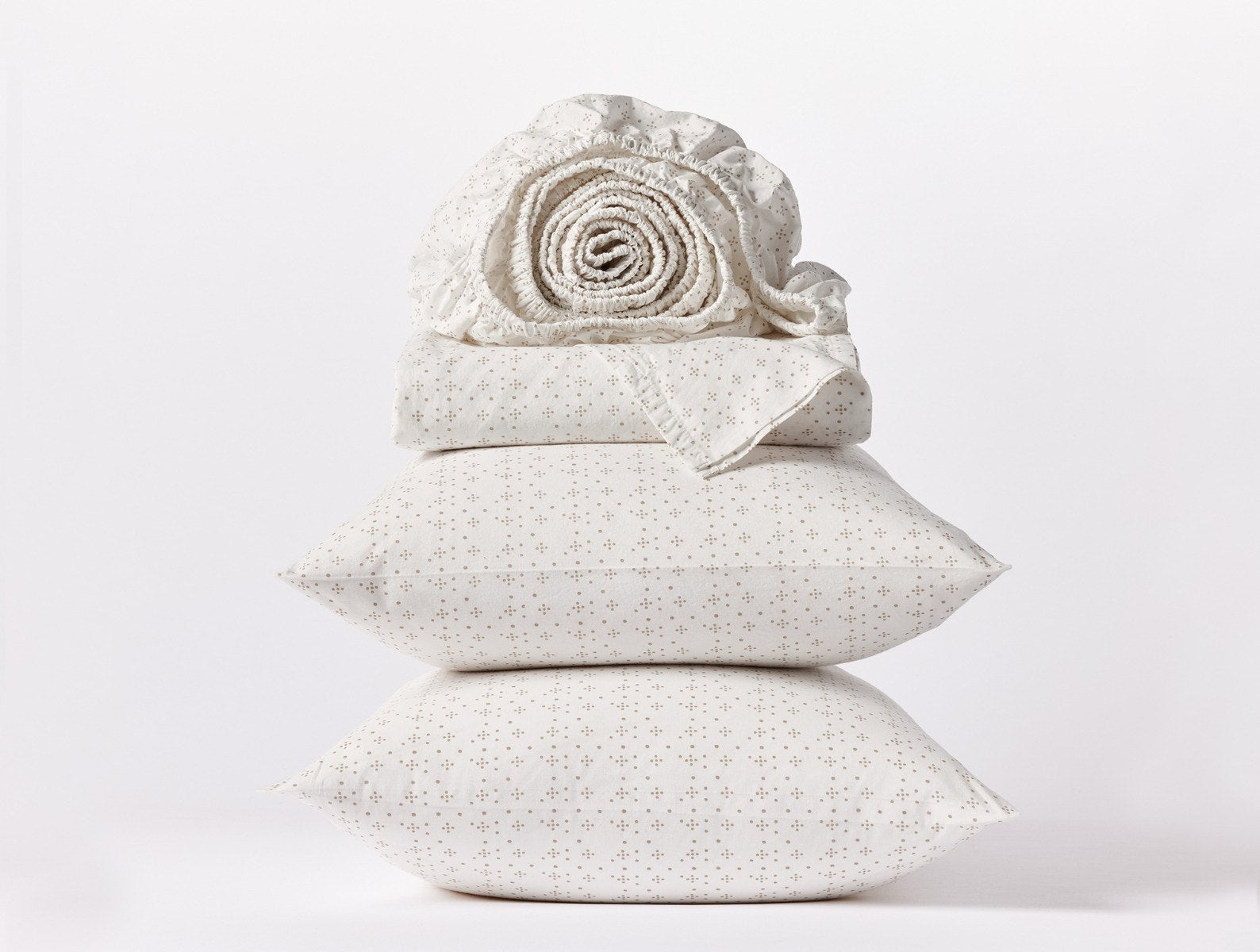 Organic Print Percale Sheets 