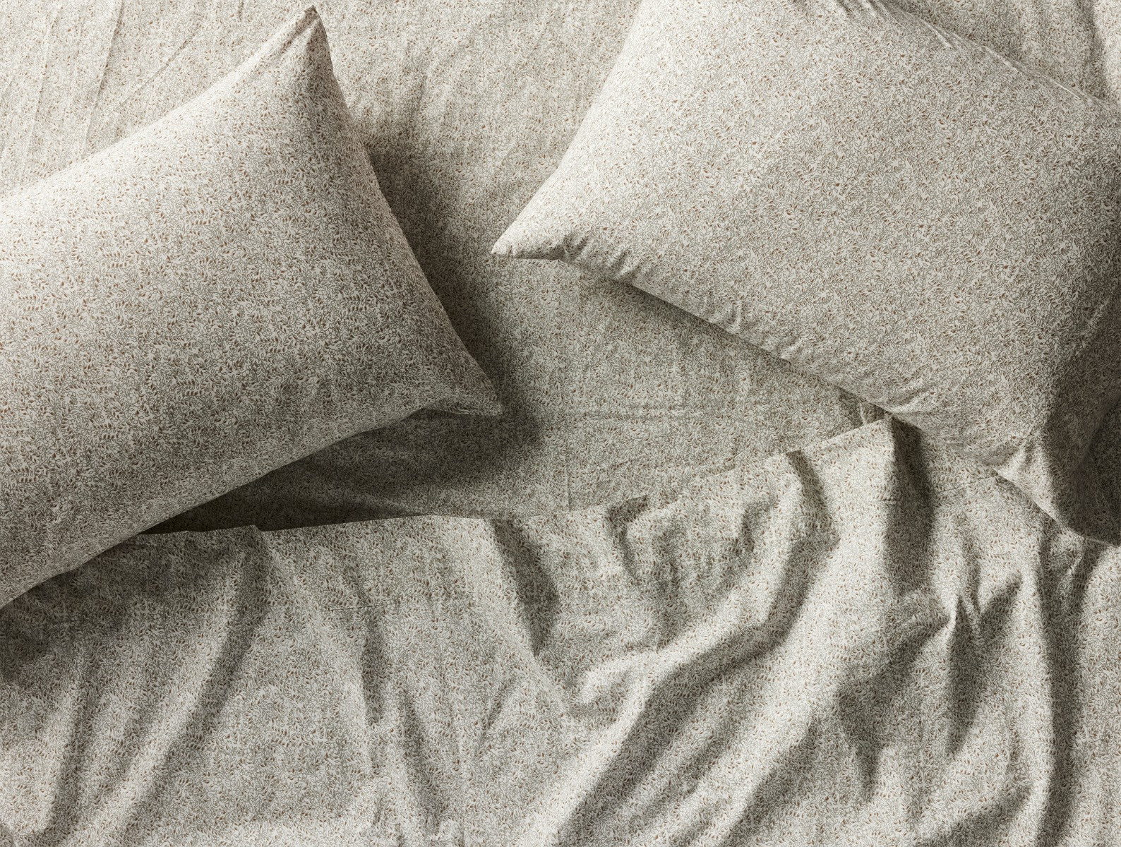 Organic Print Percale Sheets 