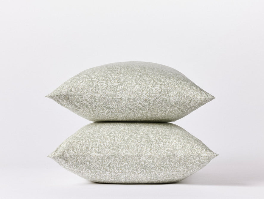 Organic Print Percale Sheets | Sage Vines