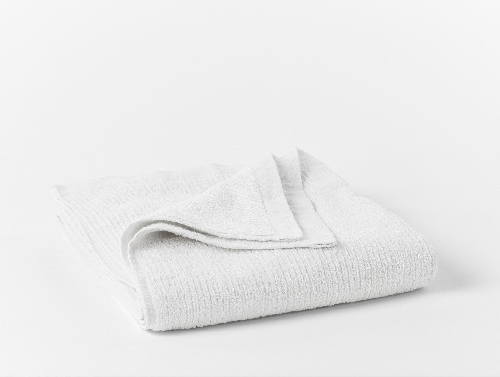 Coyuchi Temescal Organic Bath Towel Alpine White