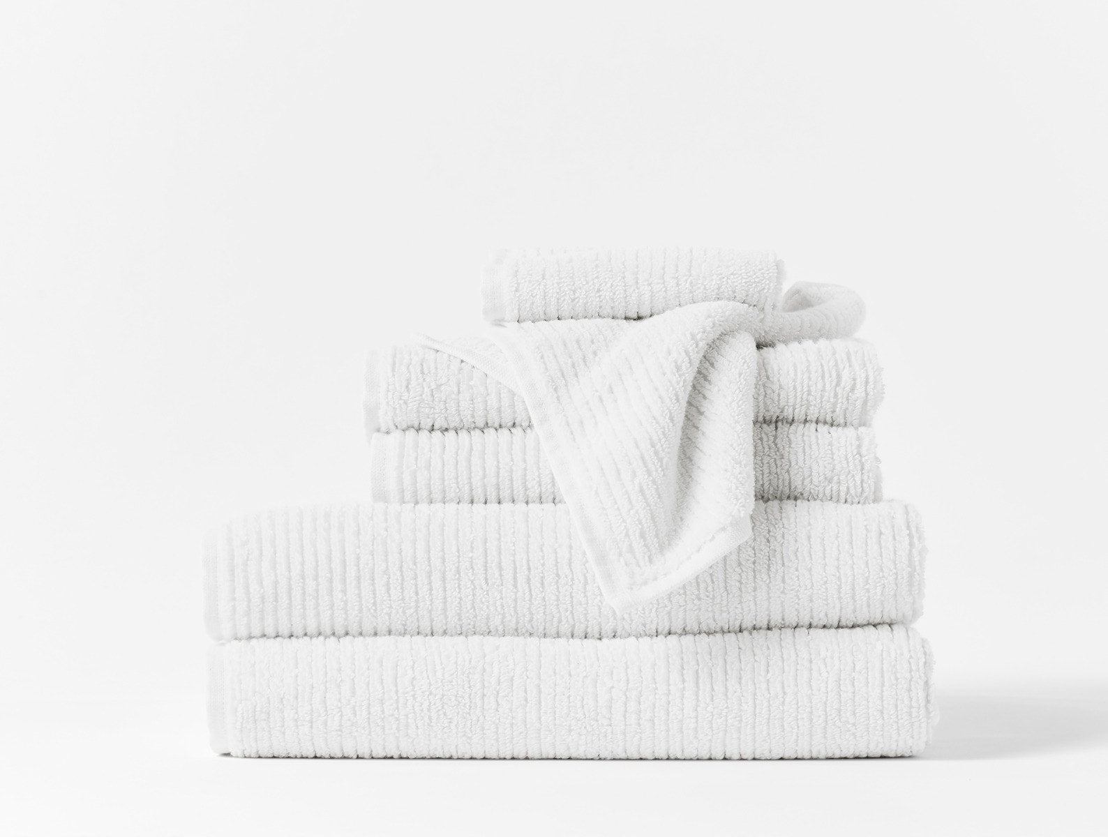 BY JAPAN + SyuRo Set of Two Small Organic Cotton-Terry Bath Towels for Men