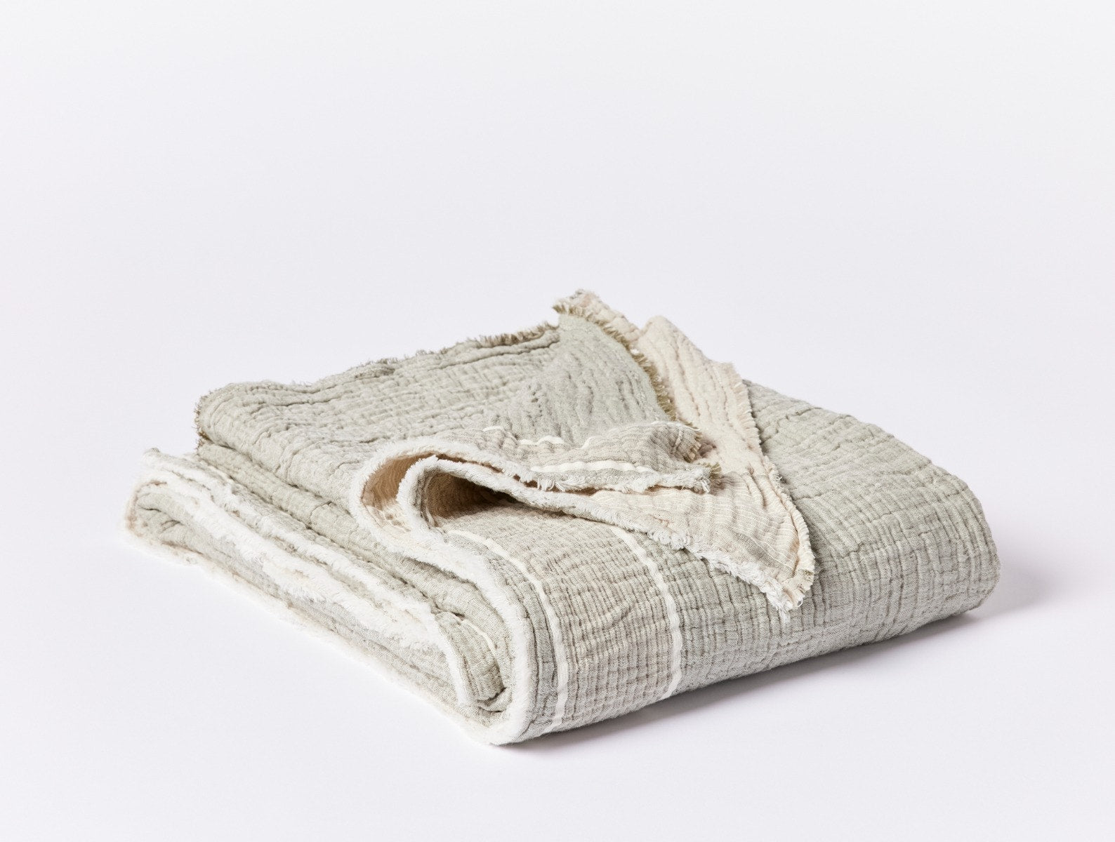 Topanga Matelasse Organic Blanket Swatch  