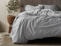 Organic Crinkled Percale™ Minimalist Bed Bundle