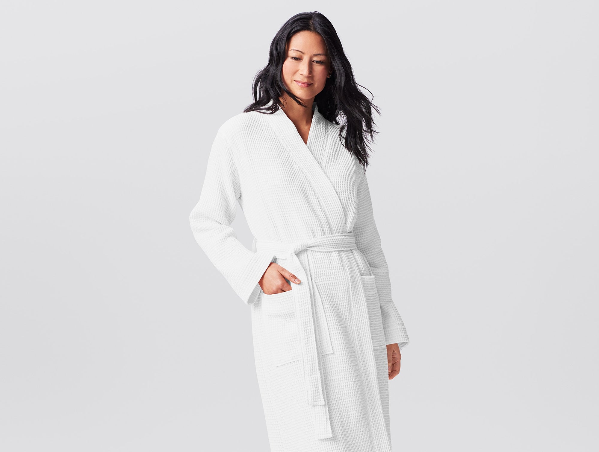 Unisex Organic Waffle Robe – Coyuchi