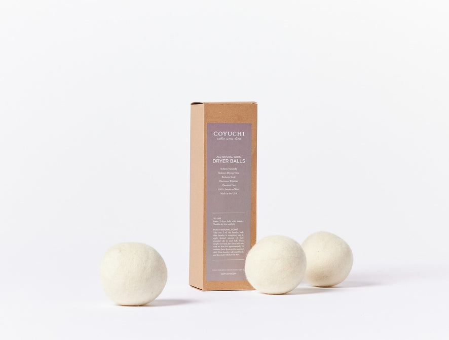 Climate Beneficial Wool Dryer Balls | Undyed